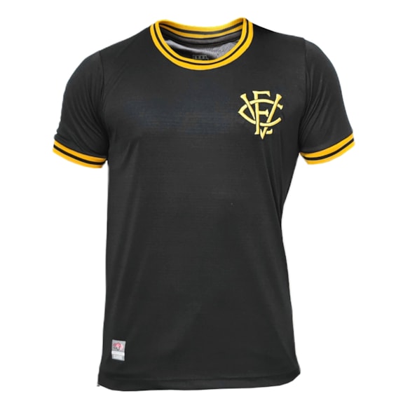 Camisa Vitória Jacquard Preto Retrômania - Masculino