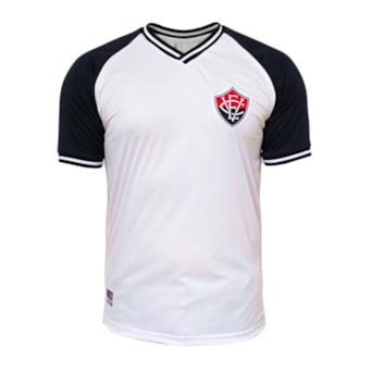 Camisa Vitória Raglan Branca Retrômania - Masculino