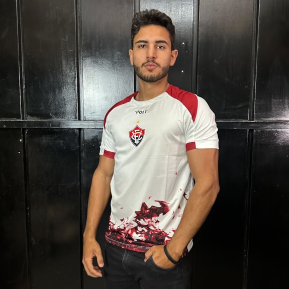 Camisa Vitória Volt 2025 Aquece - Masculino