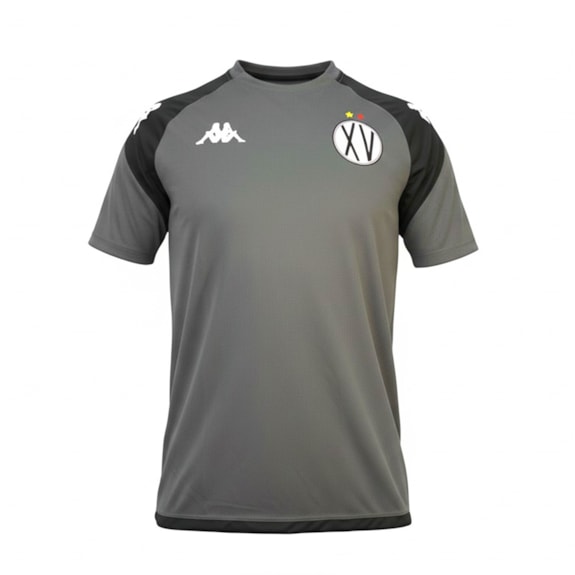 Camisa XV de Piracicaba Kappa 2026 Treino Cinza - Masculino