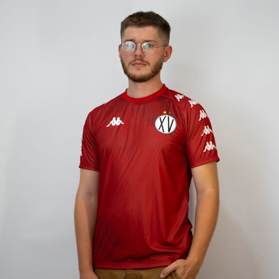 Camisa XV de Piracicaba Kappa 2026 Zurich Vermelho - Masculino