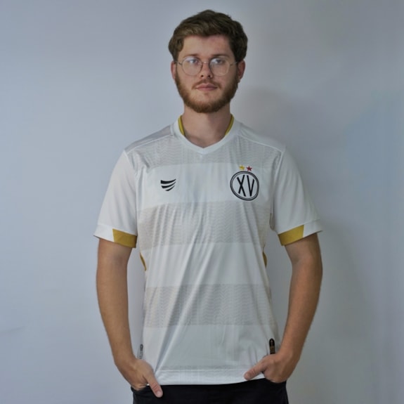 Camisa XV de Piracicaba Super Bolla 2025 Uniforme II Torcedor - Masculino