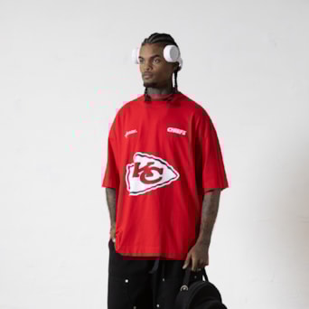Camiseta Approve NFL Kansas City Chiefs Oversized - Masculino