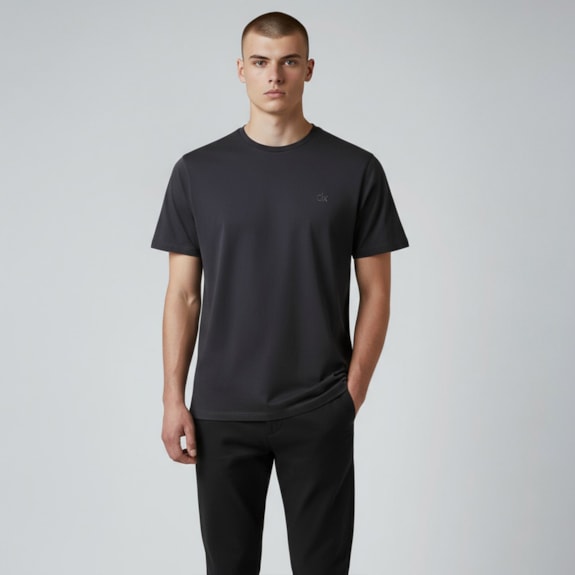 Camiseta Básica Algodão Dx Bordado - Masculino