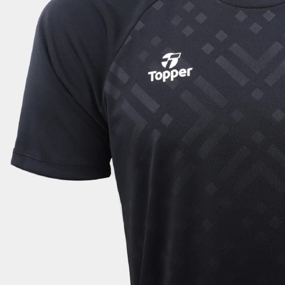 Camiseta Esportiva Topper Deep Preto - Masculino