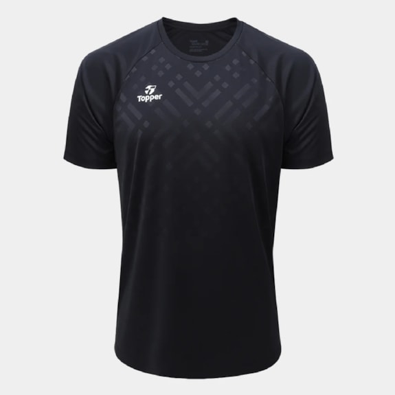 Camiseta Esportiva Topper Deep Preto - Masculino