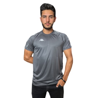 Camiseta Kappa Athens Chumbo - Masculino