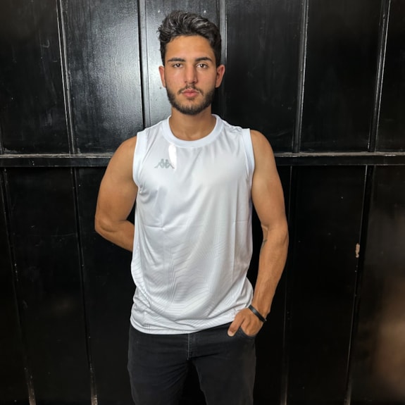 Camiseta Kappa Regata Nuuk Branco - Masculino