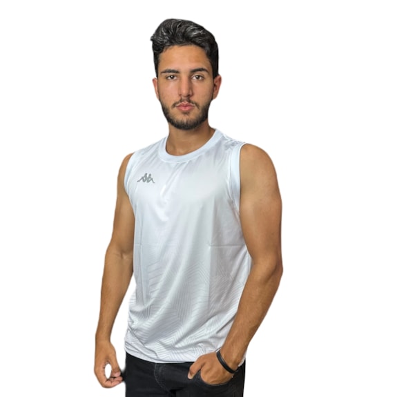 Camiseta Kappa Regata Nuuk Branco - Masculino
