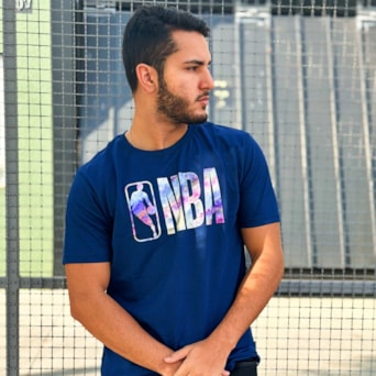 Camiseta NBA Basquete Galaxy Blue - Masculino