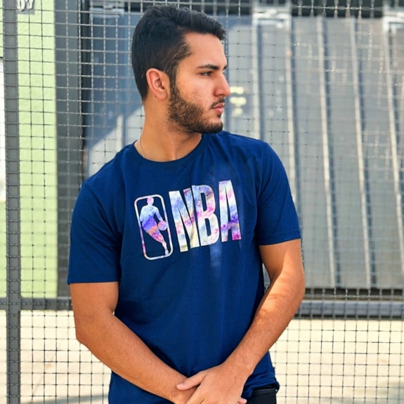 Camiseta NBA Basquete Galaxy Blue - Masculino