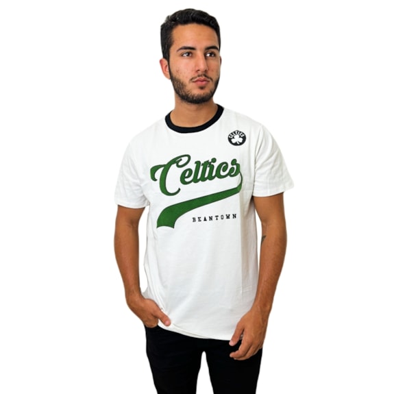 Camiseta NBA Boston Celtics Basquete Branca - Masculino