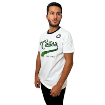 Camiseta NBA Boston Celtics Basquete Branca - Masculino