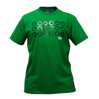 Camiseta NBA Boston Celtics Pattern Símbolos Verde - Masculino