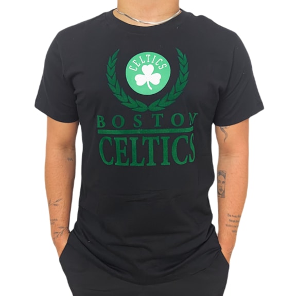 Camiseta NBA Boston Celtics Símbolo Camurça - Masculino
