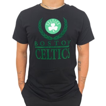 Camiseta NBA Boston Celtics Símbolo Camurça - Masculino