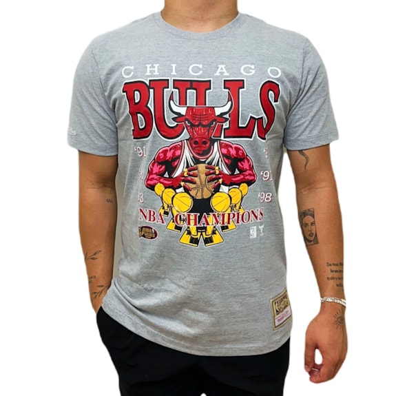 Camiseta NBA Chicago Bulls Finals Mitchell & Ness -Masculino