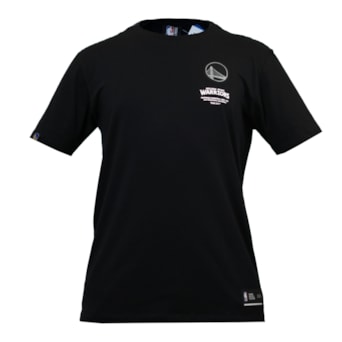 Camiseta NBA Golden State Warriors Logo Preto - Masculino