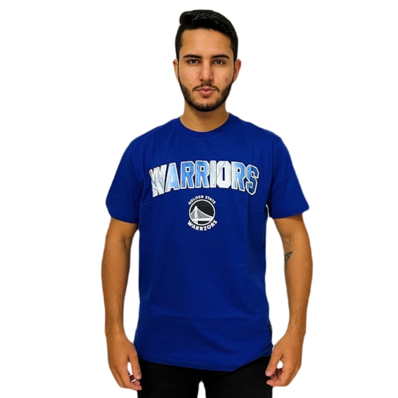 Camiseta NBA Golden State Warriors Metallic Basquete - Masculino