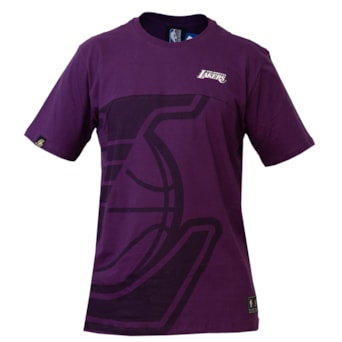 Camiseta NBA La Lakers Fullface Símbolo Roxo - Masculino