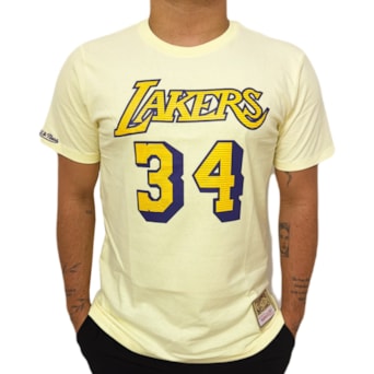 Camiseta NBA LA Lakers O'Neal Mitchell & Ness - Masculino