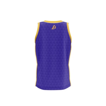 Camiseta NBA La Lakers Regata Terms Roxo - Infantil