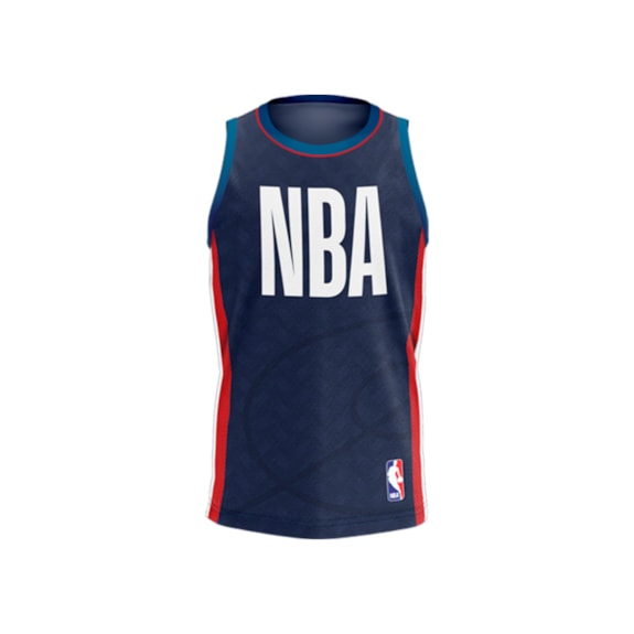 Camiseta NBA Regata Terms Azul - Infantil