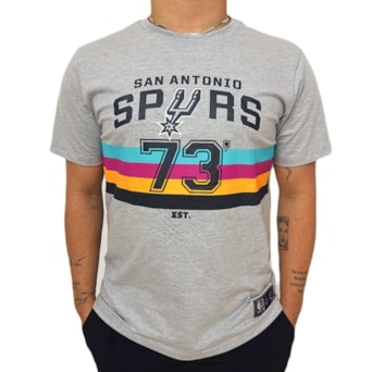 Camiseta NBA San Antonio Spurs 73 Cinza - Masculino