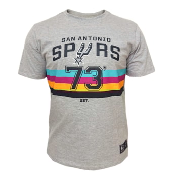 Camiseta NBA San Antonio Spurs 73 Cinza - Masculino