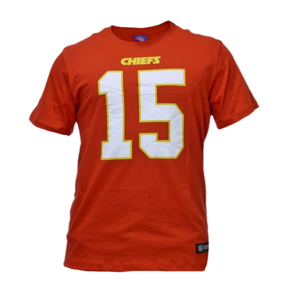 Camiseta NFL Chiefs Mahomes 15 Vermelho - Masculino