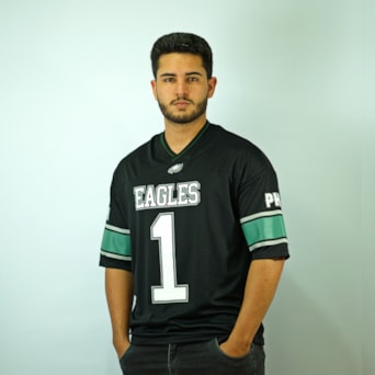 Camiseta NFL Eagles Hurts 1 Oversized - Masculino