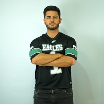 Camiseta NFL Eagles Hurts 1 Oversized - Masculino