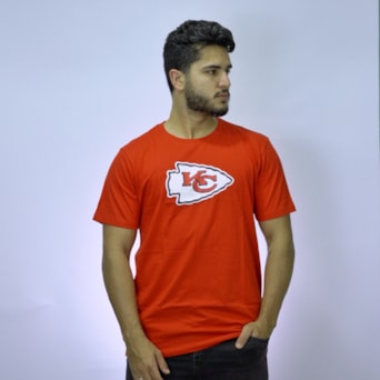 Camiseta NFL Kansas City Chiefs Logo - Masculino