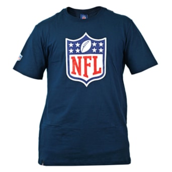 Camiseta NFL Shield Azul - Masculino
