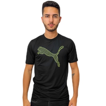 Camiseta Puma Graphic Concept Tee Preta - Masculino