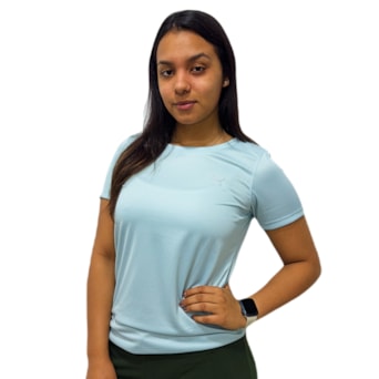 Camiseta Puma Performance Tee Turquesa - Feminina