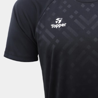 Camiseta Topper Deep Preto - Masculino