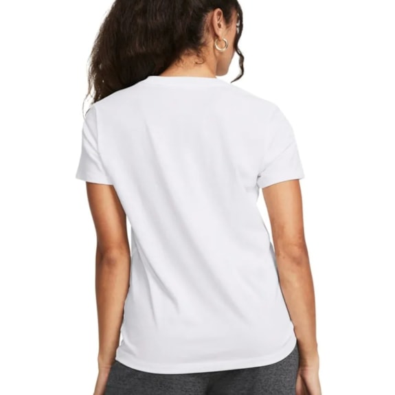 Camiseta Under Armour Campus Core Off-White - Feminina