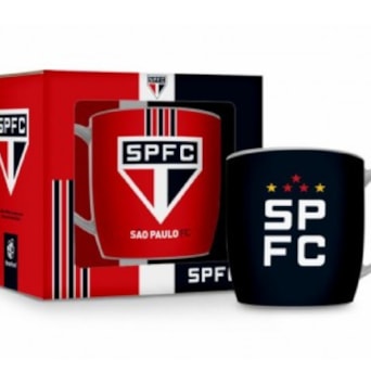 Caneca São Paulo Porcelana Urban 300ml Oficial