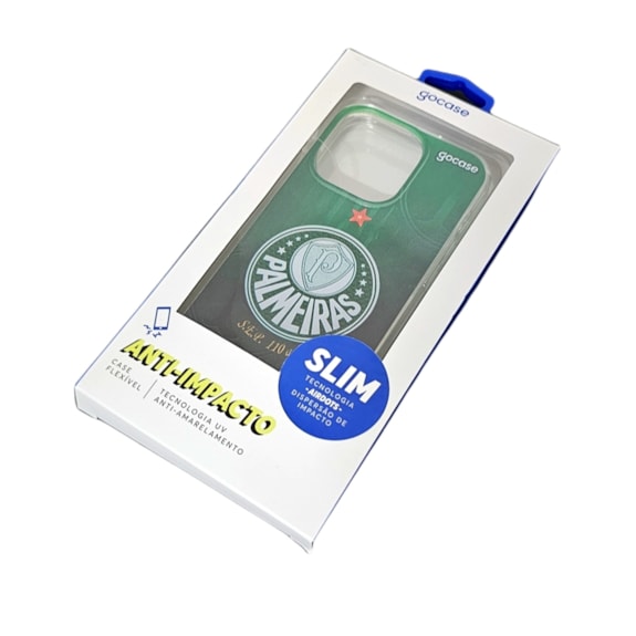 Capinha para Celular Gocase Palmeiras Uniforme 1 Iphone 14Pro Max Original