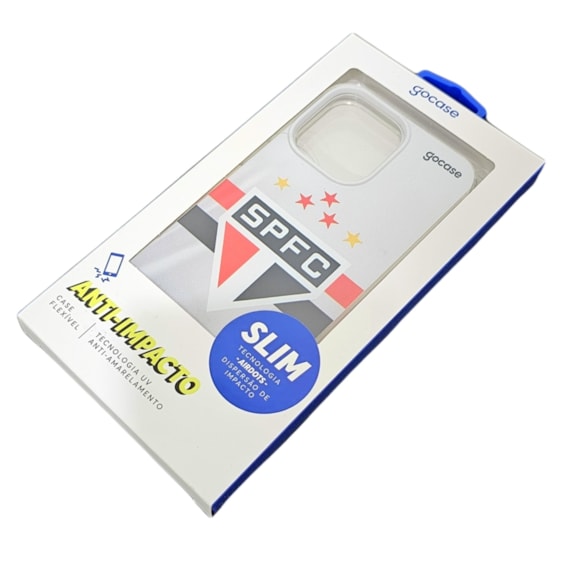 Capinha para Celular Gocase São Paulo Uniforme 1 Iphone 14Pro Max Original