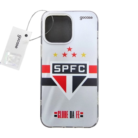 Capinha para Celular Gocase São Paulo Uniforme 1 Iphone 14Pro Max Original