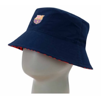 Chapéu Barcelona SuperCap Bucket Dupla Face - Adulto