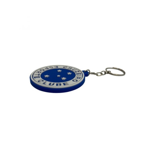 Chaveiro Cruzeiro Borracha Oficial