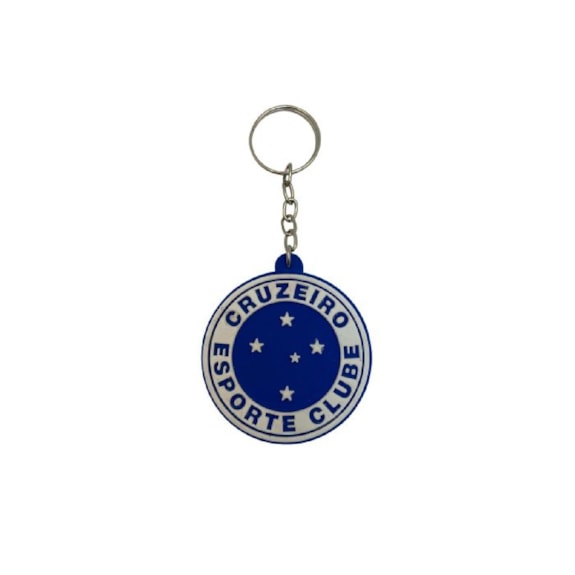 Chaveiro Cruzeiro Borracha Oficial