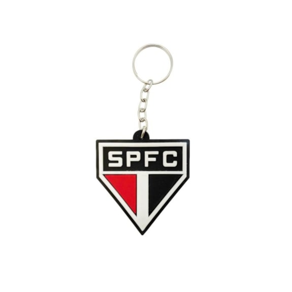 Chaveiro São Paulo Borracha Oficial