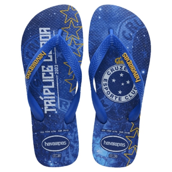 Chinelo Havaianas Cruzeiro Top Times - Masculino