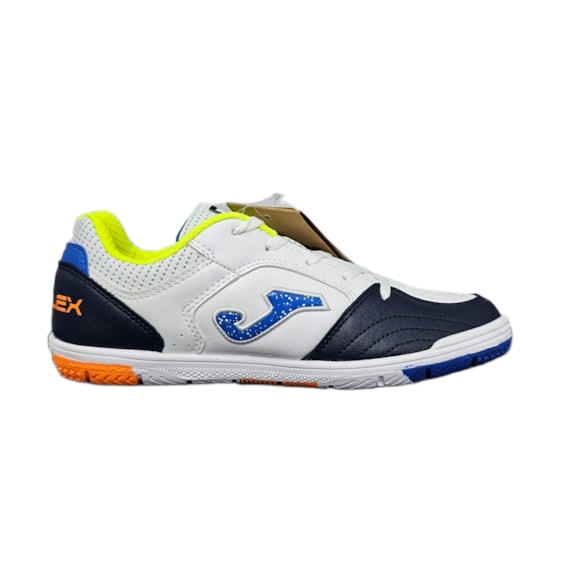 Chuteira Futsal Joma Top Flex Branco - Infantil