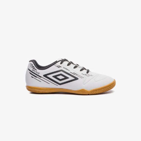 Chuteira Futsal Umbro Brave Jr Branco - Infantil