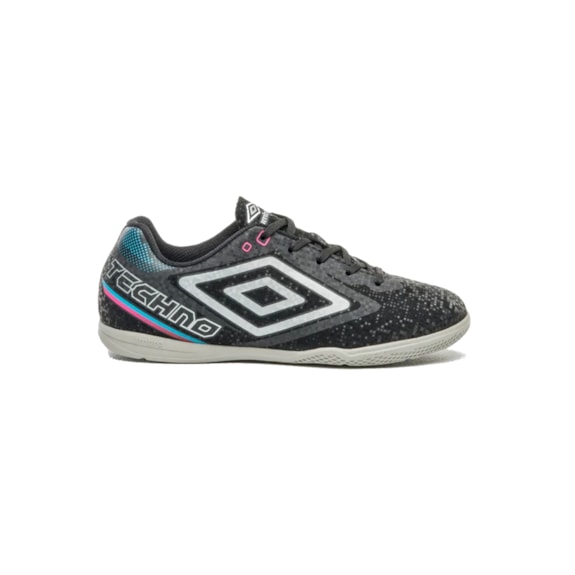 Chuteira Futsal Umbro Techno II Jr. Preto - Infantil